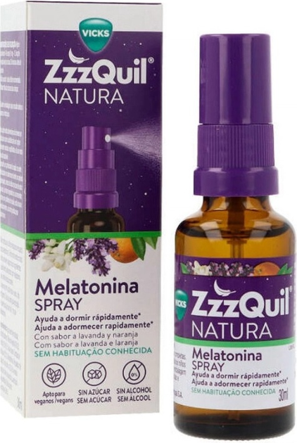 Suplement diety w sprayu Vicks ZzzQuil Natura Melatonina 30 ml (8700216275323) - obraz 2