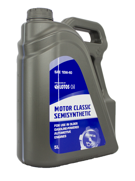 Масло моторное Lotos MOTOR CLASSIC SEMISYNTHETIC SG/CE 10W-40 5 л (WG-K502440-0N0) - изображение 3