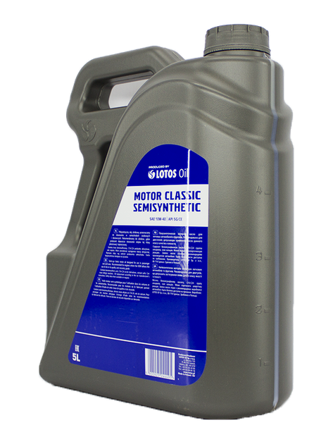Масло моторное Lotos MOTOR CLASSIC SEMISYNTHETIC SG/CE 10W-40 5 л (WG-K502440-0N0) - изображение 4
