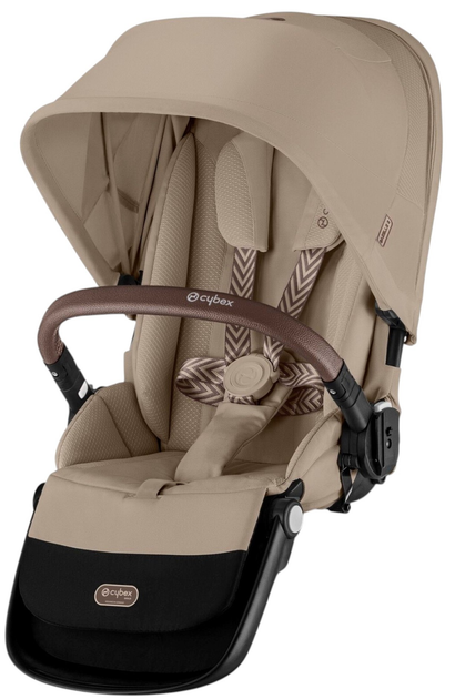 Dodatkowe siedzisko spacerowe do wózka Cybex Gazelle S Almond Beige Gold (4063846456482) - obraz 1