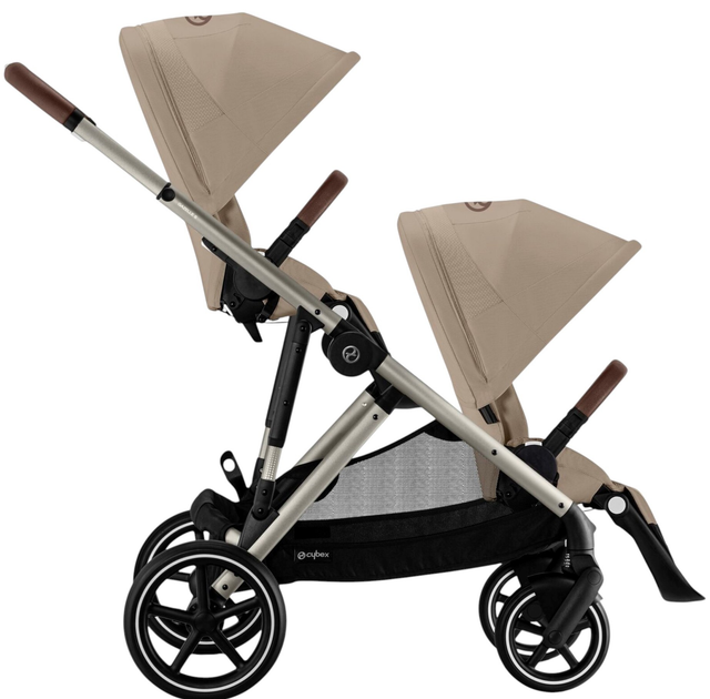 Dodatkowe siedzisko spacerowe do wózka Cybex Gazelle S Almond Beige Gold (4063846456482) - obraz 4