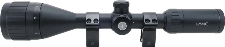 Прицел оптический Hawke Fast Mount 3-12x50 AO сетка Mil Dot с подсветкой. Кольца на Weaver - изображение 5
