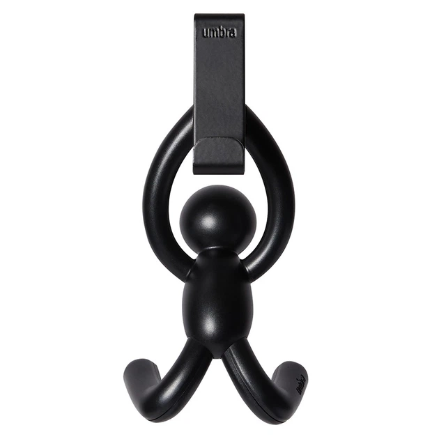 Набор из 2 надверных крючков Umbra Buddy Черный (1013428-040) - изображение 3