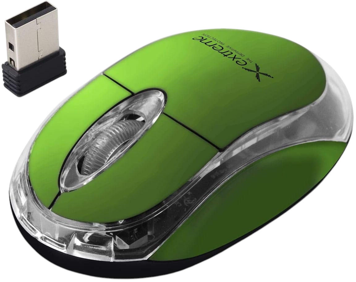 Mysz Esperanza Harrier 2.4GHz 3D Wireless Green (5901299926161) - obraz 1