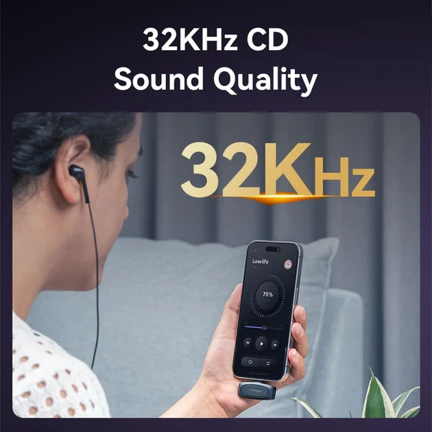 Мікрофон бездротовий, петличний Vention, подвійний, USB Type-C 2-Pack Wireless Lavalier Black (NCBB0) - изображение 5