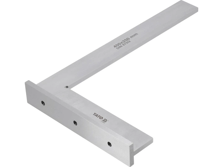Kątownik ślusarski YATO ze stopką 400 x 250 mm kl. II (YT-70766) - obraz 3