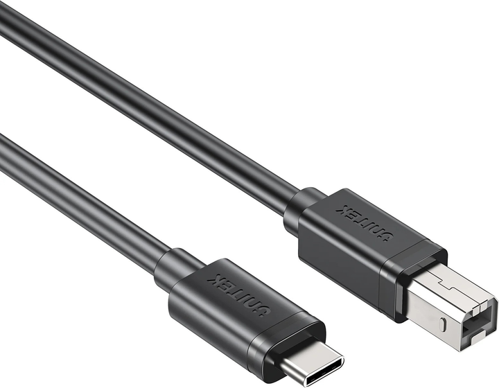 Kabel Unitek USB-C - USB-B 5 m Black (C14140ABK03-5M) - obraz 2