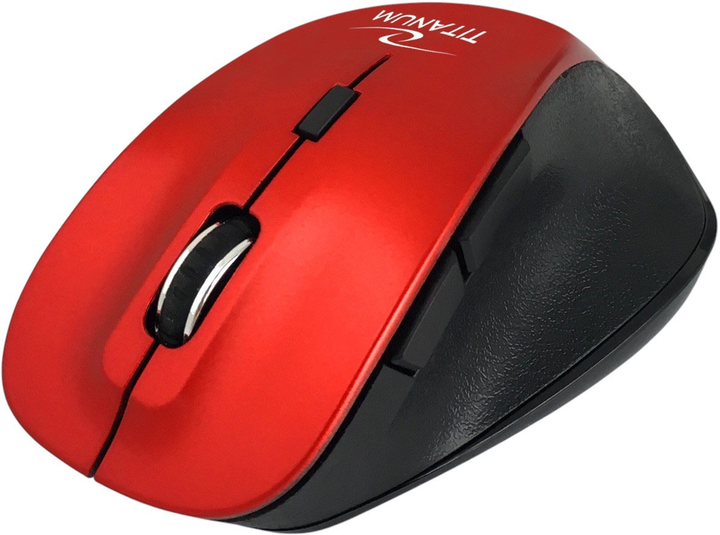 Миша Titanum Fornax 6D Wireless Red (5901299946589) - зображення 1