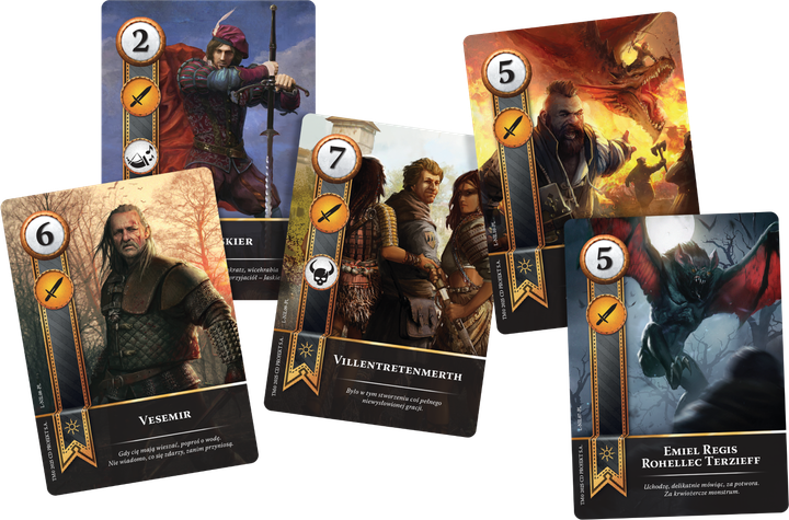 Dodatek do gry Rebel Gwint: Legendarni bohaterowie z ballad - Nilfgaard (edycja polska) (5906954790828) - obraz 3