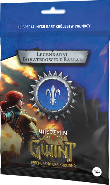 Dodatek do gry Rebel Gwint: Legendarni bohaterowie z ballad - Królestwa Północy (edycja polska) (5906954790804) - obraz 1