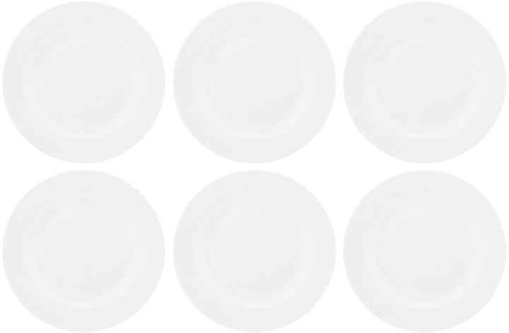 Zestaw talerzy La Porcellana Bianca Essenziale porcelana 27 cm 6 szt (8027549102295) - obraz 1