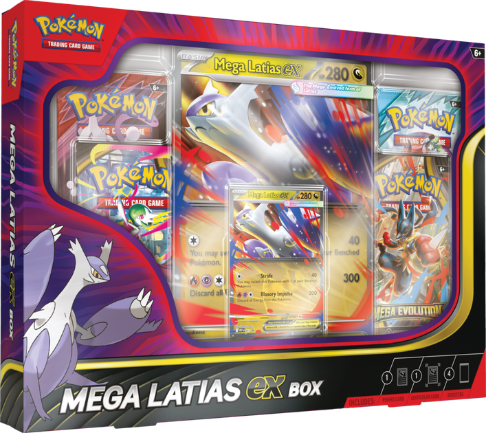 Доповнення Pokémon TCG: Mega Latias ex Box (196214119192) - зображення 2