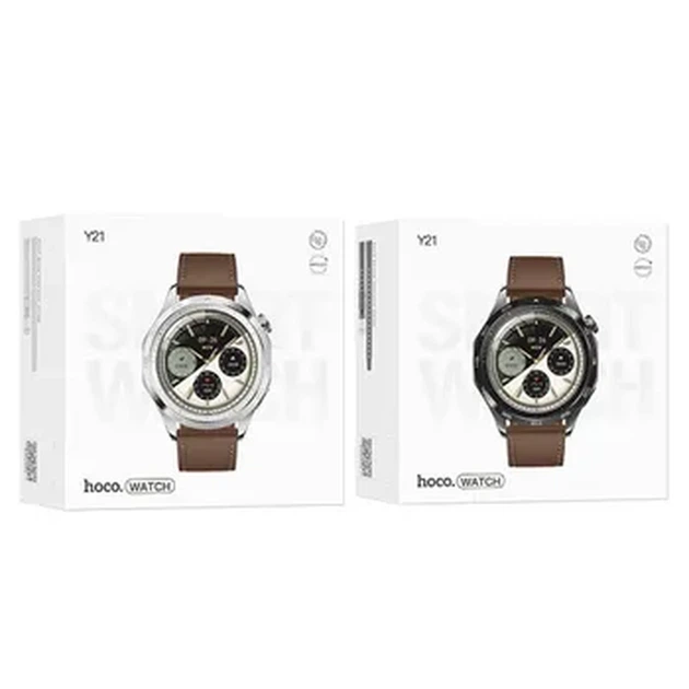 Смарт-годинник HOCO Y21 AMOLED Metal gray 6942007624077 - изображение 3