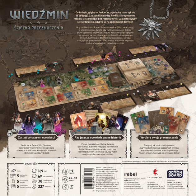Gra planszowa Rebel Wiedźmin: Ścieżka Przeznaczenia (edycja polska) (5905289601120) - obraz 7