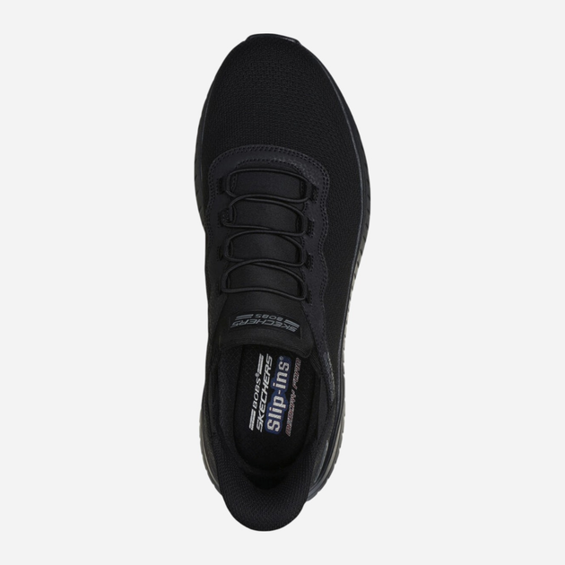 Sneakersy męskie Skechers Bobs Squad Chaos Daily Hype 118300-BBK 45.5 Czarne (196989774381) - obraz 4