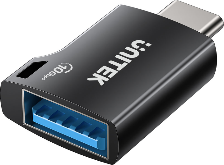 Adapter Unitek USB-C - USB-A 10Gbps Black (A1048ABK01) - obraz 1