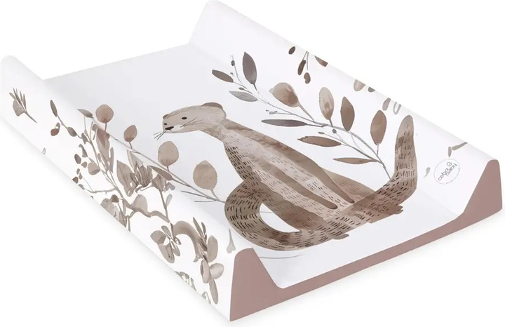 Mata do przewijania Ceba Baby Basic miękka profilowana Clever Otter 50 x 70 cm (5907672345345) - obraz 3