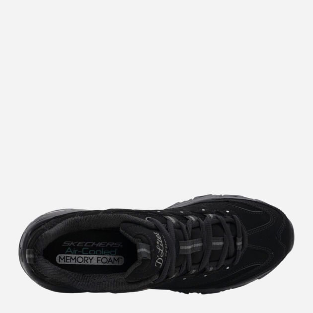 Жіночі кросівки для треккінгу Skechers D`lites Play On 11949-BBK 35 Чорні (190211497628) - зображення 5