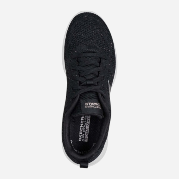 Жіночі кросівки Skechers Go Walk Joy Violet 124640-BKRG 39.5 Чорні (197976853645) - зображення 4