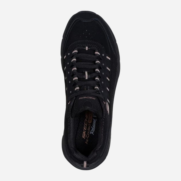 Жіночі кросівки Skechers D`lux Walker 2.0 Golden Step 150106-BKRG 40 Чорні (197976804883) - зображення 5
