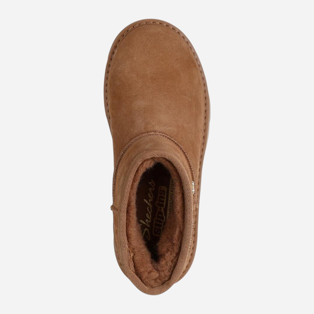 Жіночі уггі Skechers Keepsakes Cozy Cozy Mini 167848-CSNT 37 Коричневі (199025260206) - зображення 4