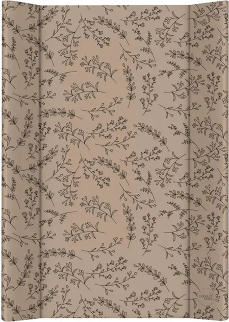 Mata do przewijania Ceba Baby Basic twarda Flowers 50 x 70 cm (5907672341781) - obraz 1
