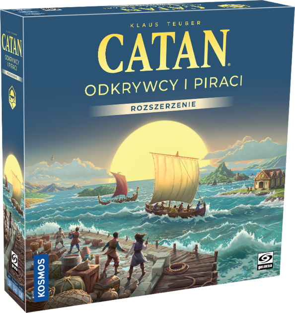 Доповнення до настільної гри Galakta Catan: Дослідники та пірати 2025 (польське видання) (5902259208198) - зображення 1