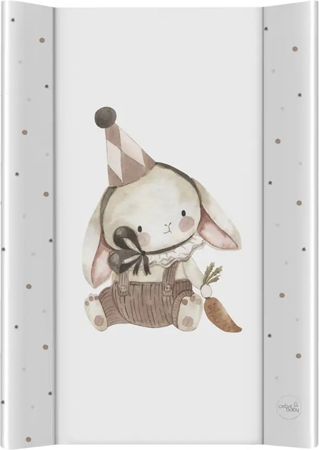 Mata do przewijania Ceba Baby Ultra Light twarda Clown Bunny 50 x 70 cm (5907672341910) - obraz 1