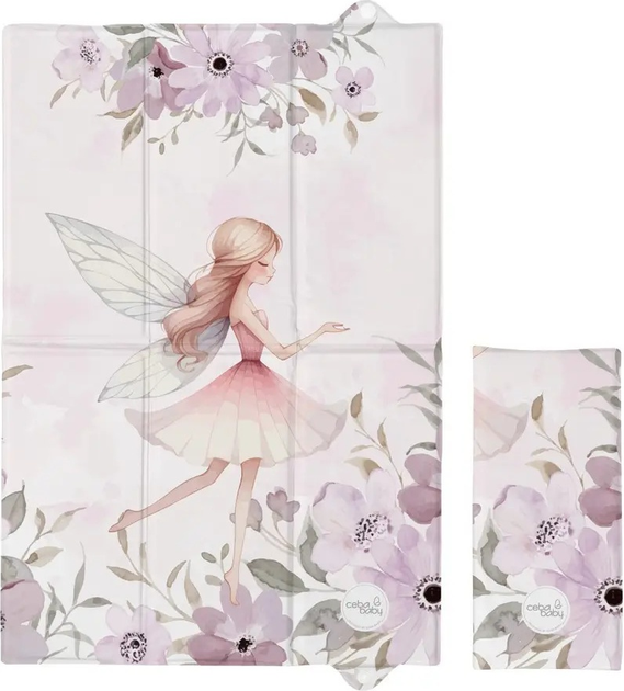 Mata do przewijania skladana Ceba Baby Basic Meadow Fairy 40 x 60 cm (5907672346618) - obraz 1