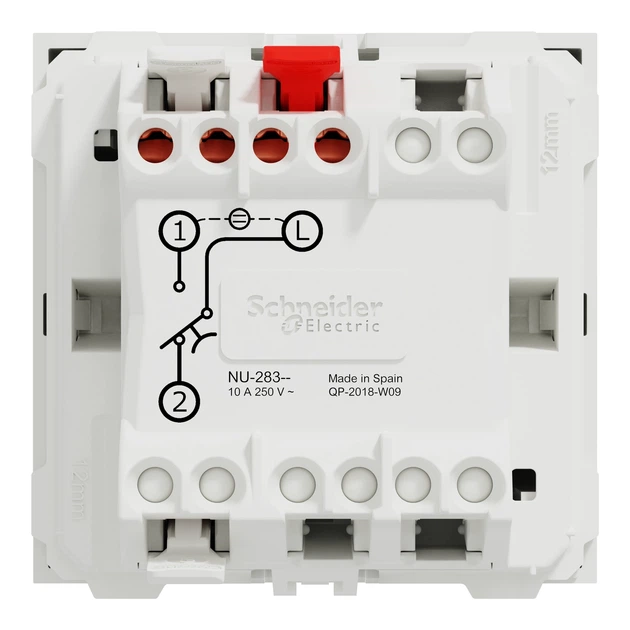 Вимикач картковий Schneider Electric Unica New з підсвіткою 2 модулі білий NU328318 - зображення 8