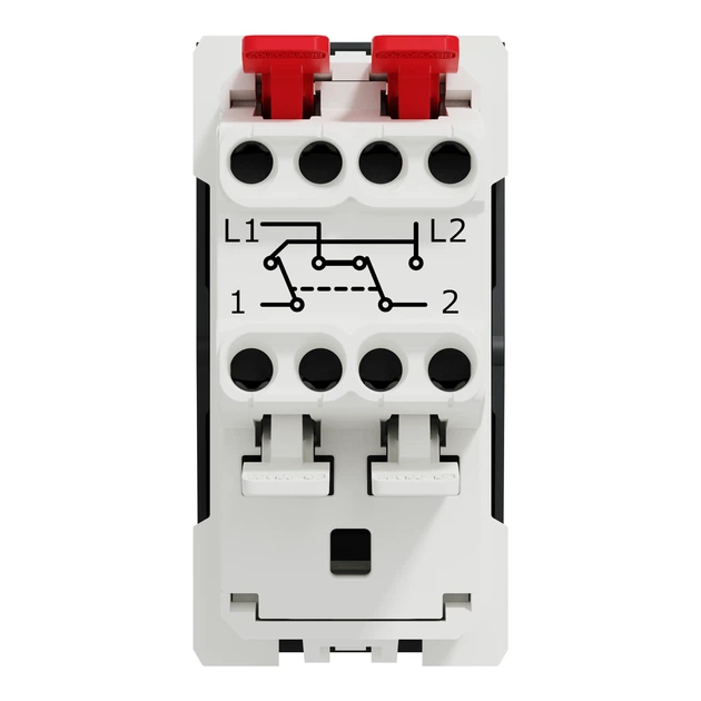 Переключатель перекрёстный Schneider Electric Unica New 1 модуль антрацит NU310554 - изображение 5