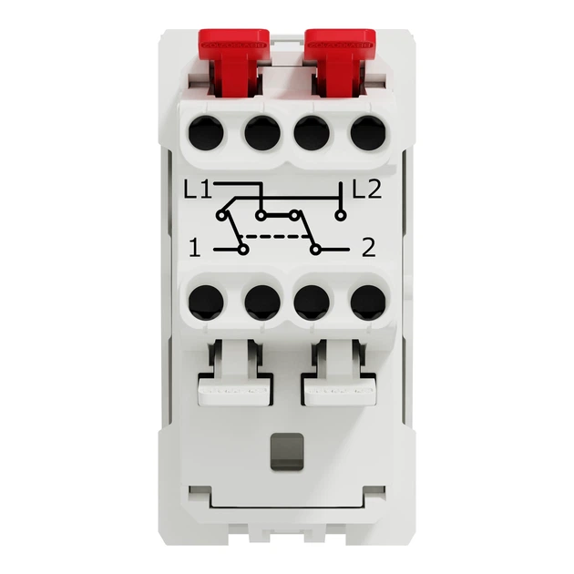 Переключатель перекрёстный Schneider Electric Unica New 1 модуль белый NU310518 - изображение 8