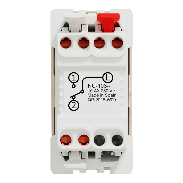 Переключатель Schneider Electric Unica New 1 модуль бежевый NU310344 - Фото 6 Переключатель Schneider Electric Unica New 1 модуль бежевый NU310344 - изображение 6
