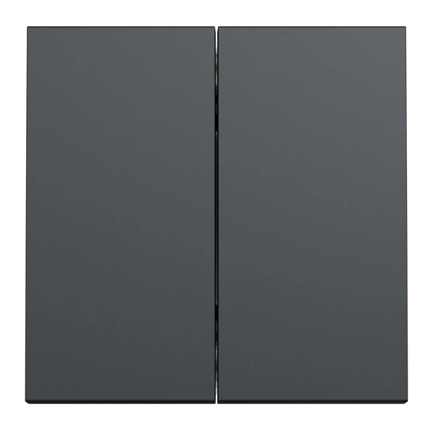 Переключатель двухклавишный Schneider Electric Unica New 2 модуля антрацит NU321354 - изображение 3
