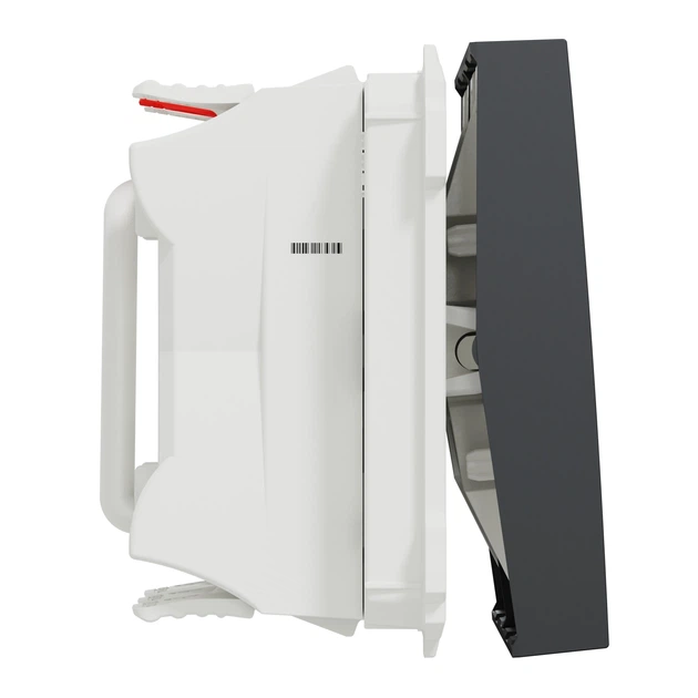 Переключатель двухклавишный Schneider Electric Unica New 2 модуля антрацит NU321354 - изображение 4