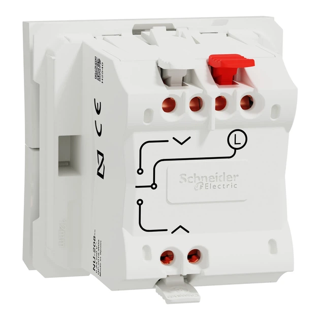 Выключатель для жалюзи Schneider Electric Unica New 2 модуля белый NU320818 - изображение 7