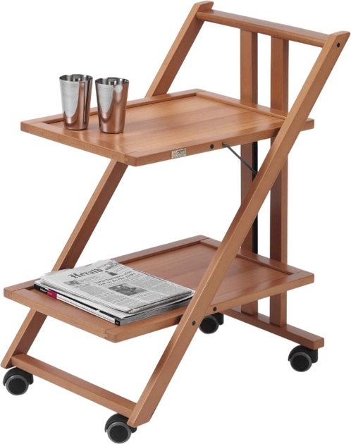 Stolik serwingowy Arredamenti Italia Simpaty brązowy 64x45 cm (8023856575128) - obraz 3