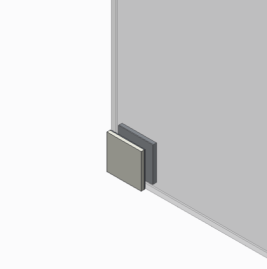 Дверь в нишу Koer SR SD02-140×200-TR-01 прозрачное стекло Easy Clean 8мм, хром (KR5383) - изображение 2
