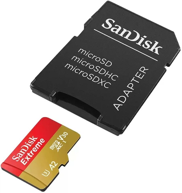Карта памяти SanDisk Extreme microSDXC 128GB UHS-I U3 (SDSQXAA