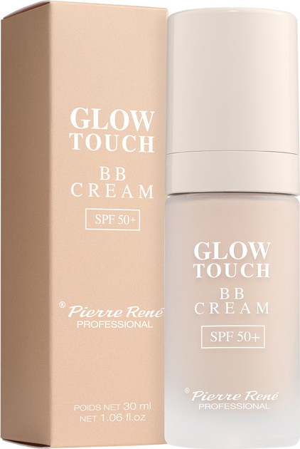 Krem Bb Pierre Rene Glow Touch Spf 50 rozświetlający 00 Porcelain 30 ml (3700467848708) - obraz 1
