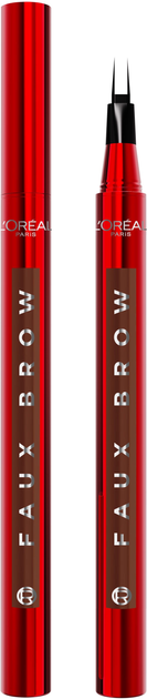 Marker do brwi L'Oreal Paris Infaillible Faux Brow wodoodporny Light Brunette 1 ml (3600524202361) - obraz 1
