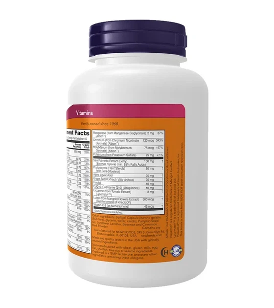 Мультивітаміни для чоловіків комплекс Now Foods (ADAM) 90 м'яких капсул - зображення 3