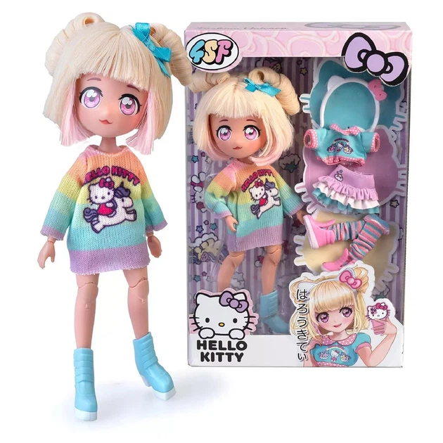 Кукла 4SF Manga Dolls Hello Kitty Стильная Конфетка-Единорог (HKTF2000) - Фото 1 Кукла 4SF Manga Dolls Hello Kitty Стильная Конфетка-Единорог (HKTF2000) - изображение 1