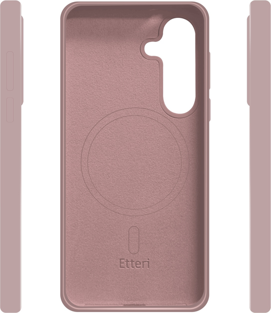 Etui plecki Etteri Silicone Mag do Samsung Galaxy S25 Light pink (GSM192084) - obraz 4