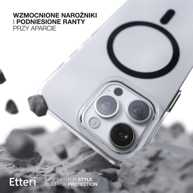 Etui plecki Etteri Color Mag do Apple iPhone 13 6.1 Black (GSM190907) - obraz 8