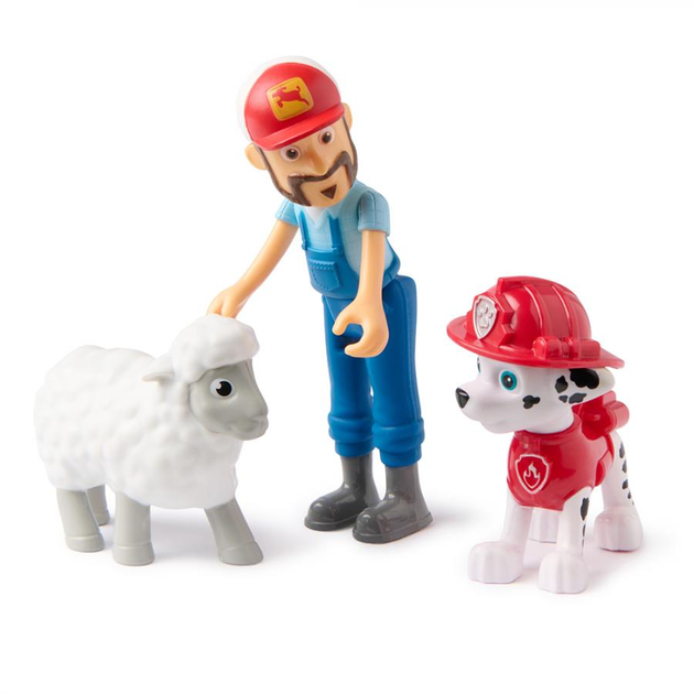 Kolekcjonerskie figurki Paw Patrol Farmera Ala i Owcy Marshall 6072994 (0681147067998) - obraz 3