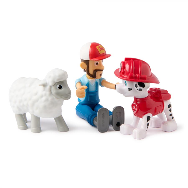 Kolekcjonerskie figurki Paw Patrol Farmera Ala i Owcy Marshall 6072994 (0681147067998) - obraz 4