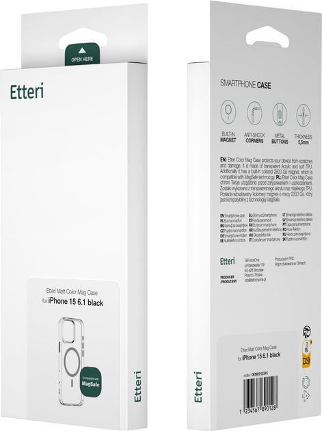 Панель Etteri Color Mag do Apple iPhone 14 Pro 6.1 Grey (GSM190922) - зображення 5