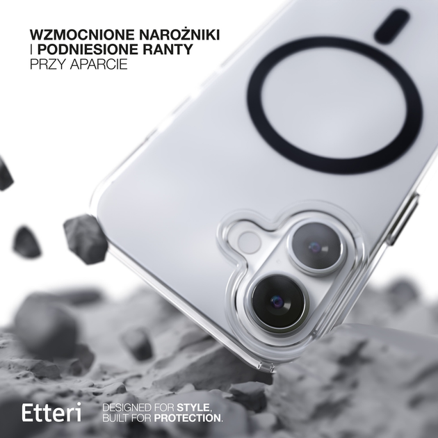 Панель Etteri Color Mag do Apple iPhone 16 6.1 Black (GSM190914) - зображення 8