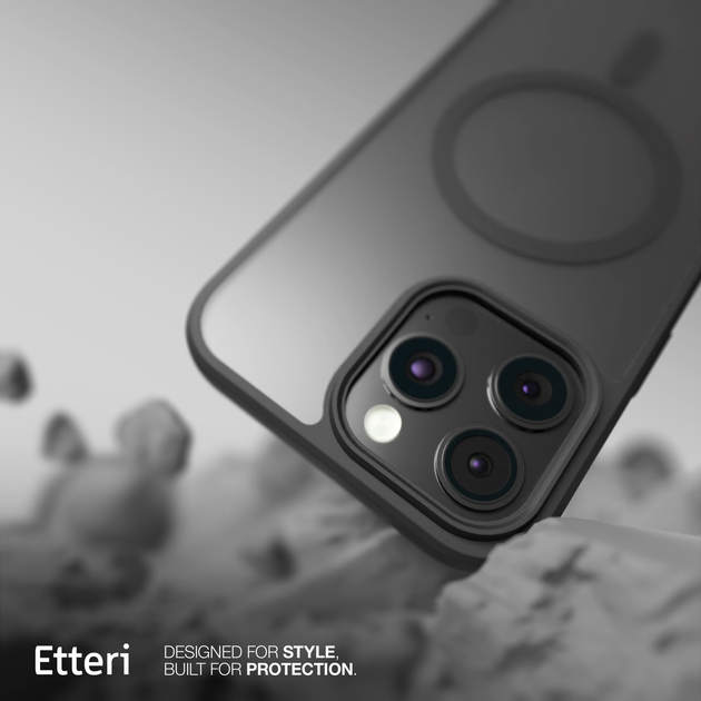 Панель Etteri Matt Mag do Apple iPhone 15 Pro Max 6.7 Black (GSM186871) - зображення 6